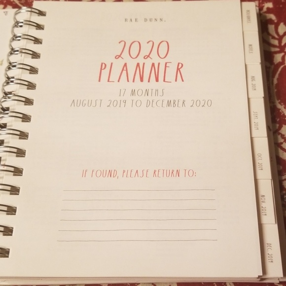 Rae Dunn Blessed Planner BOGO SALE See Below - Picture 3 of 7